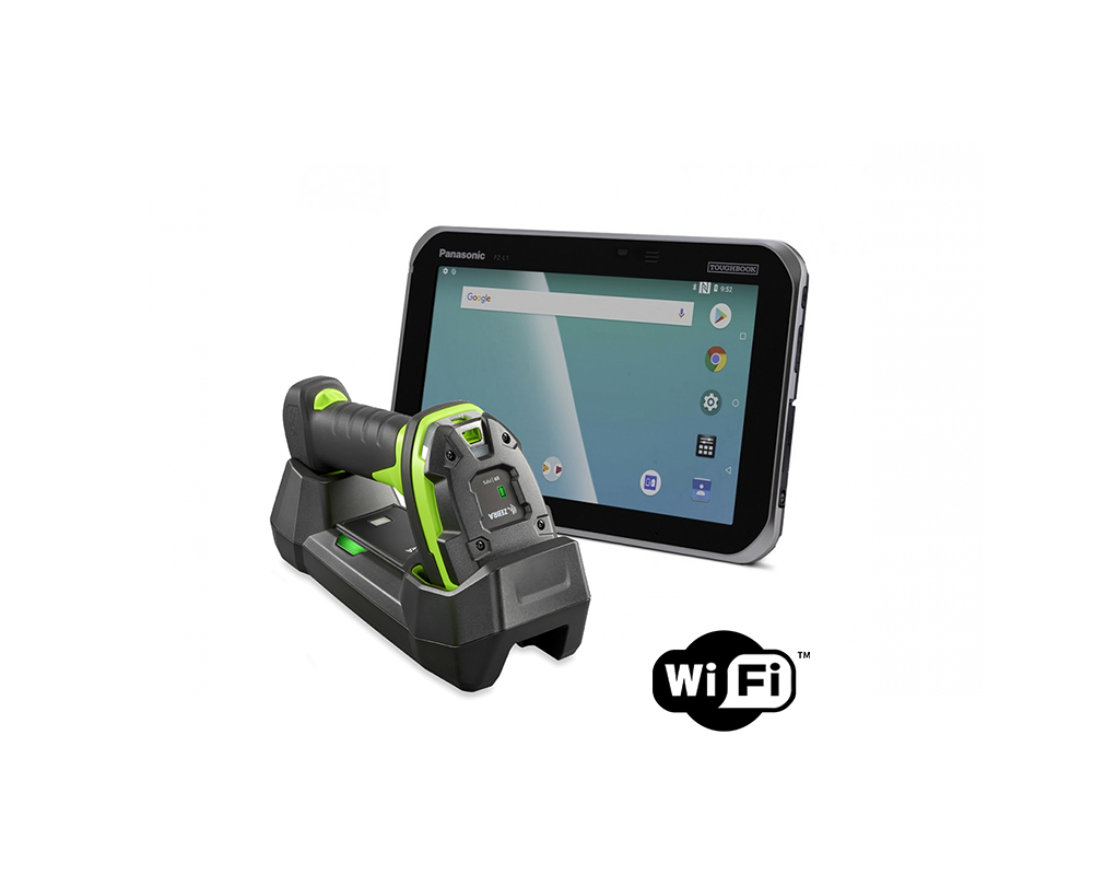 Set: Industrial Tablet & Scanner - Wifi (incl. mounting)
