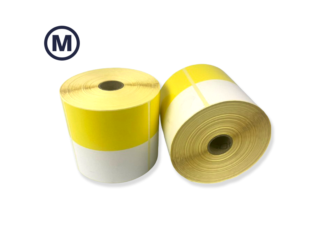 Bin label Yellow - 102x102 (Medium adhesive)